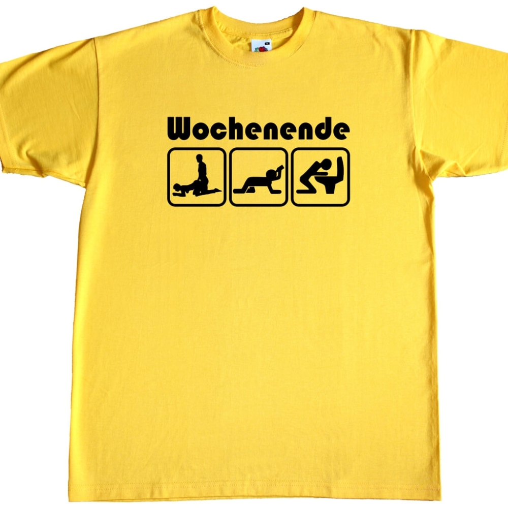 Fun Herren T-Shirt - Wochenende - Party