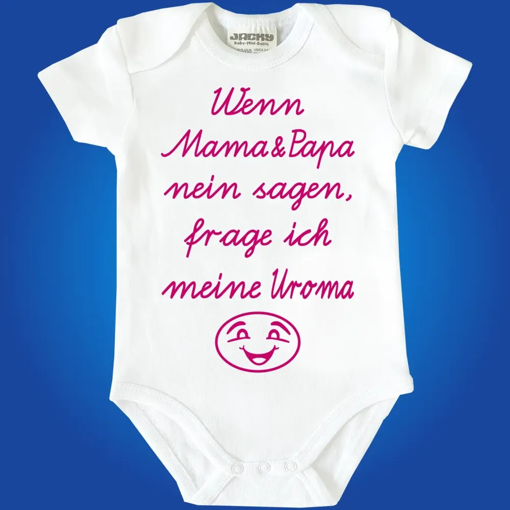 Lustiger Baby-Body Uroma und Uropa