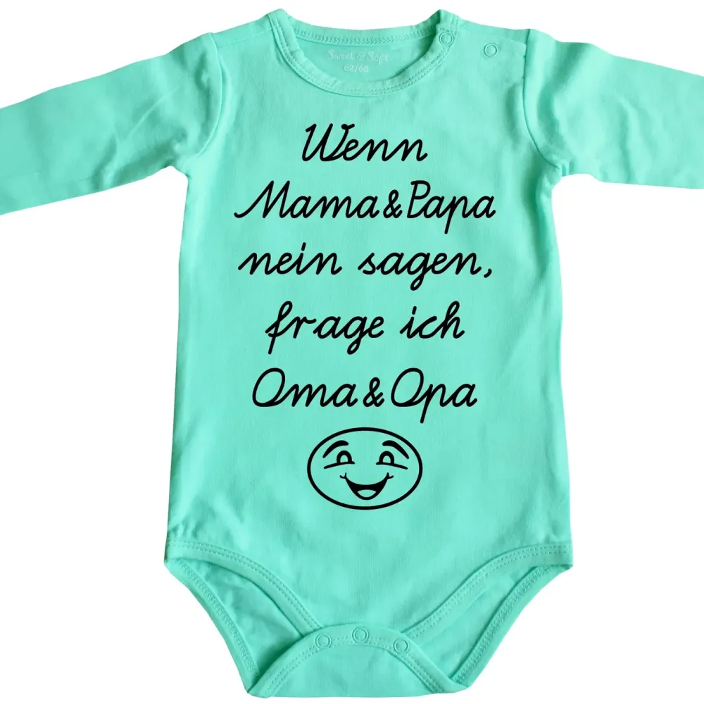 Fun Baby-Body mit Spruch