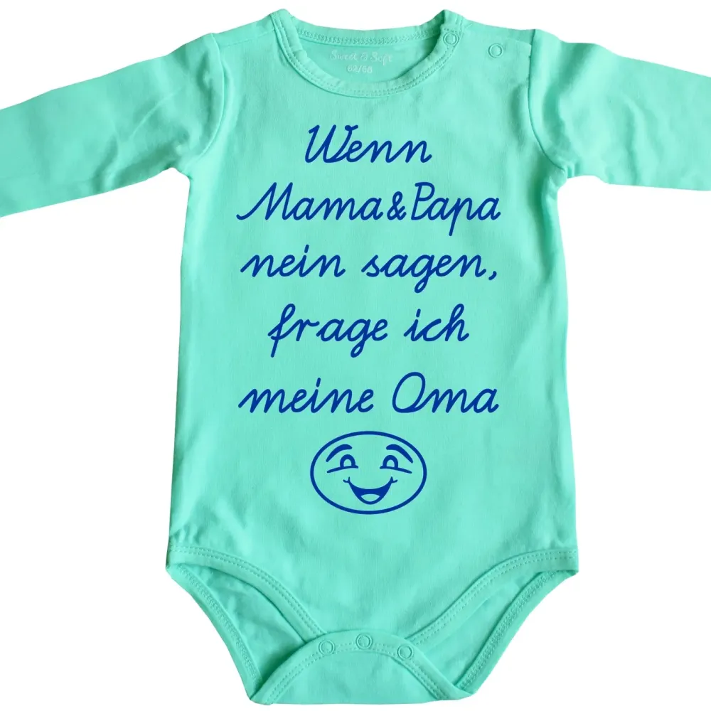 Preview: Fun Baby Bodie mit Spruch