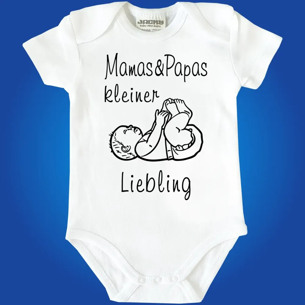 Baby-Body mit Aufdruck Omas und Opas kleiner Liebling