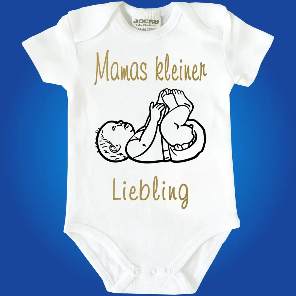 Preview: Baby-Body mit Aufdruck Mamas kleiner Liebling