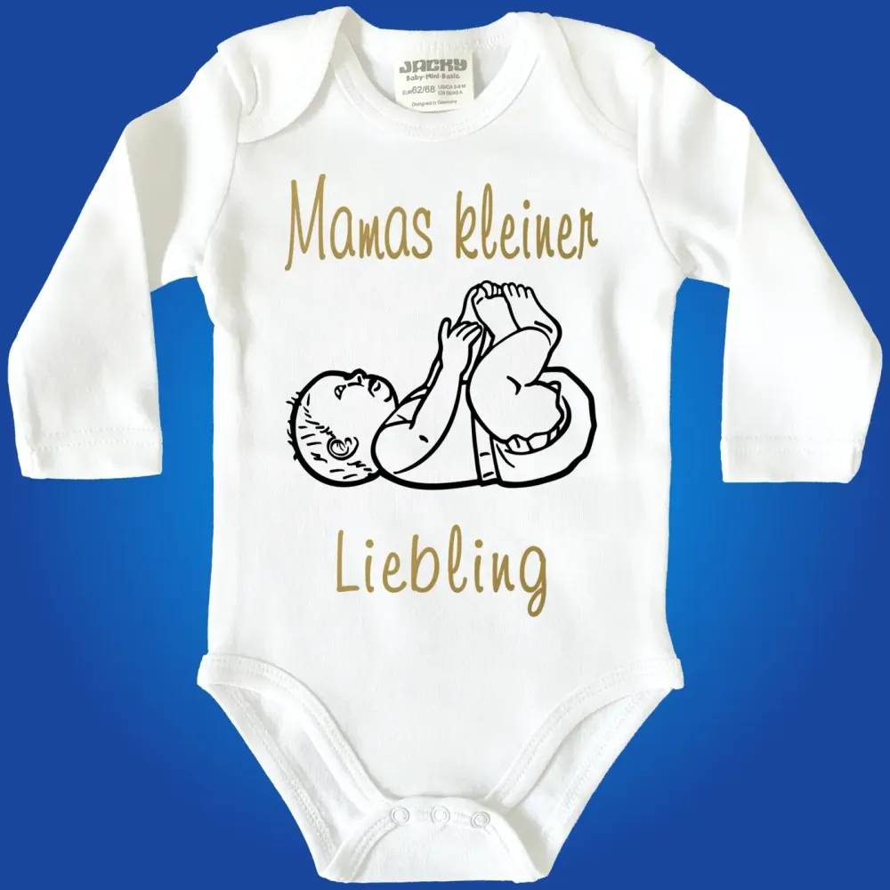 Preview: Baby-Body mit Aufdruck Mamas kleiner Liebling