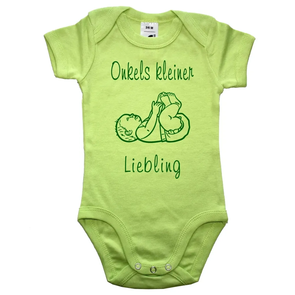 Baby-Body mit Aufdruck Onkels kleiner Liebling