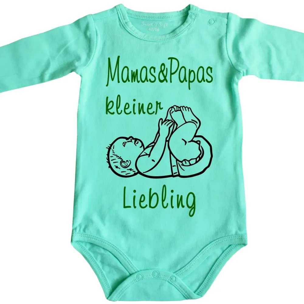 Preview: Babybody mit einem Baby Aufdruck