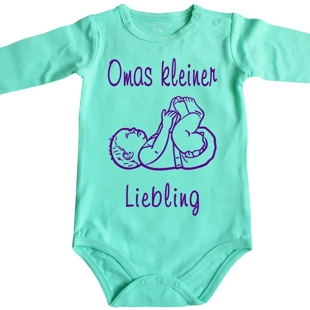 Preview: Baby bodysuit with a baby print