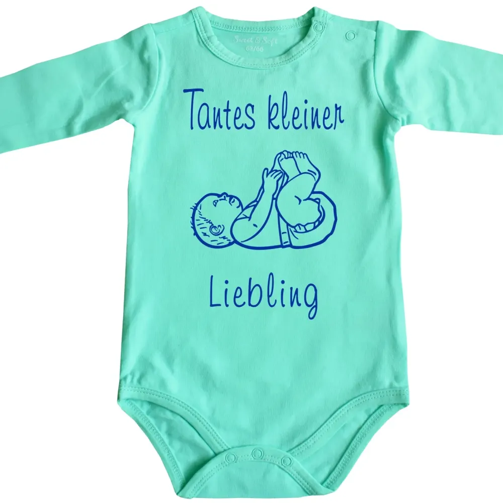 Preview: Baby‑Body „Omas kleiner Liebling“ liebevoll gestaltet