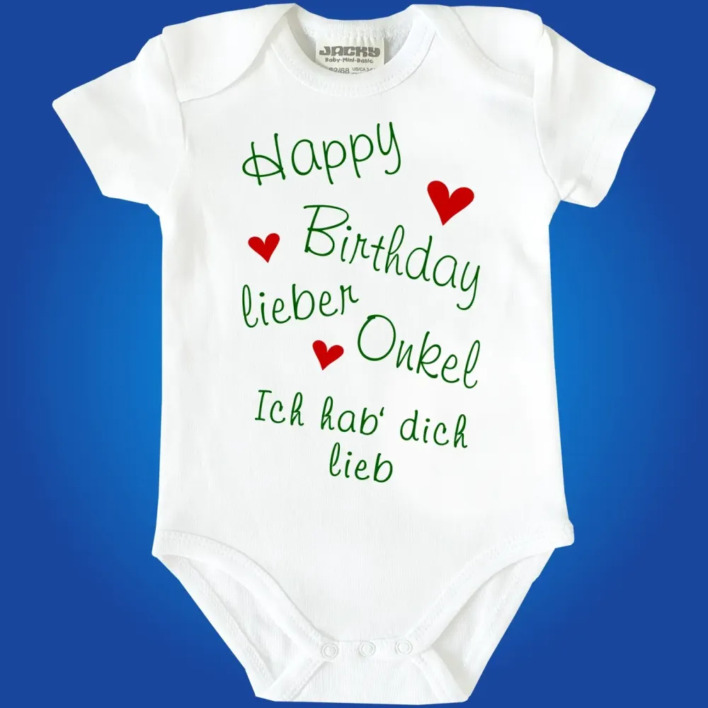 Baby‑Body Geburtstagsgruß für Mama