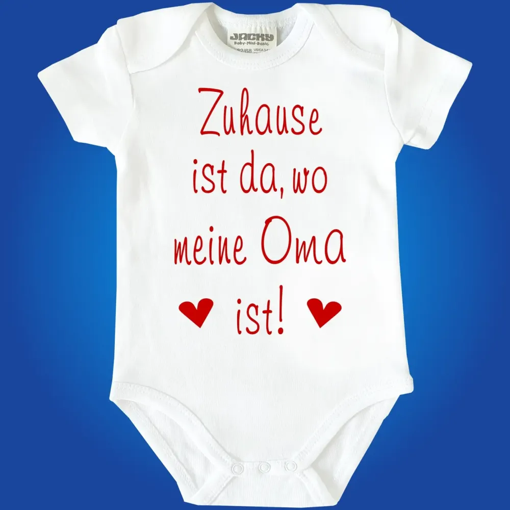 Baby-Body mit Aufdruck Familie - Personalisierbar