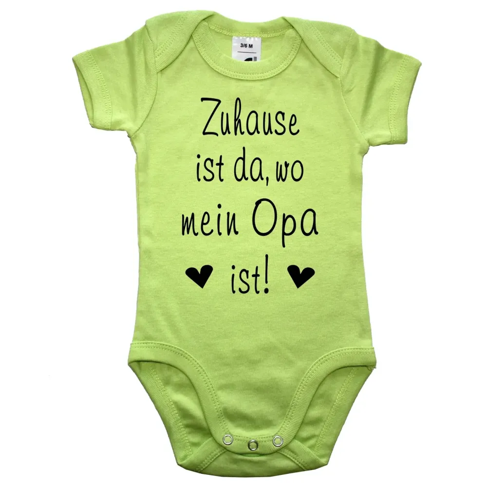 Preview: Baby‑Body „Zuhause ist da, wo Oma & Opa sind“
