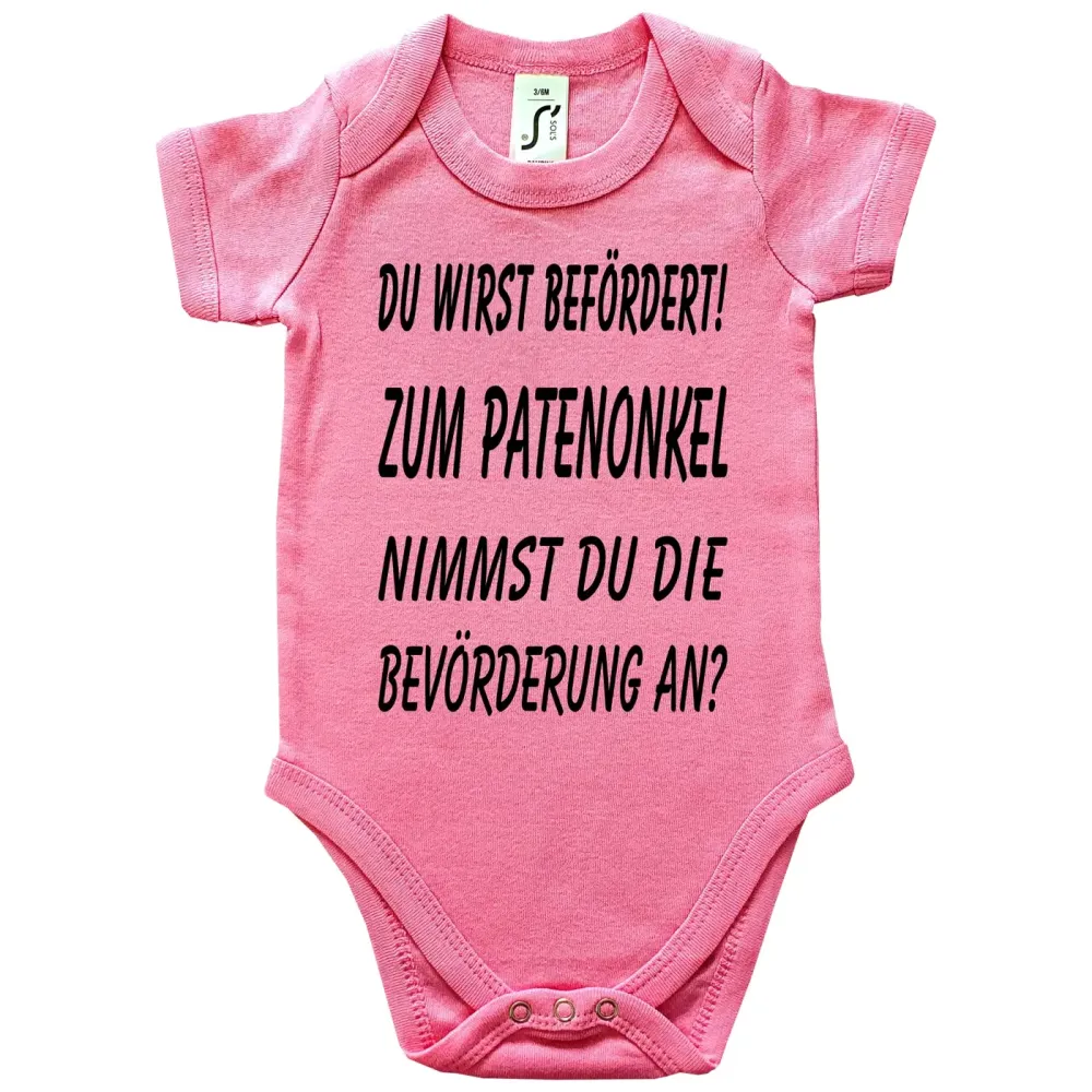 Baby-Body mit Druck Taufpaten werden