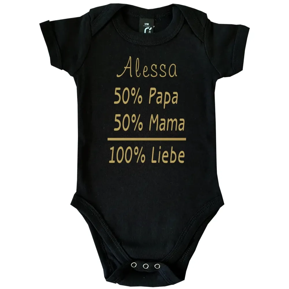 Baby-Body Mama Papa Prozent Motiv