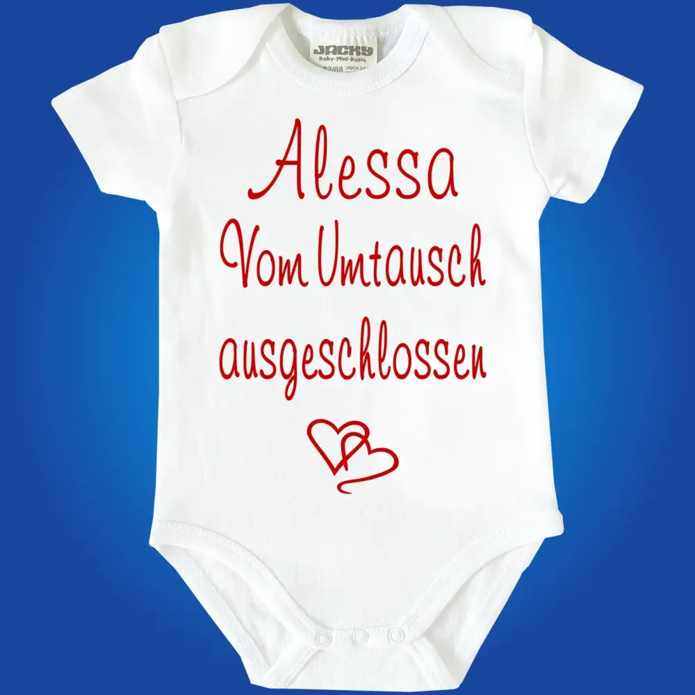Baby-Body mit Spruch - Personalisiert
