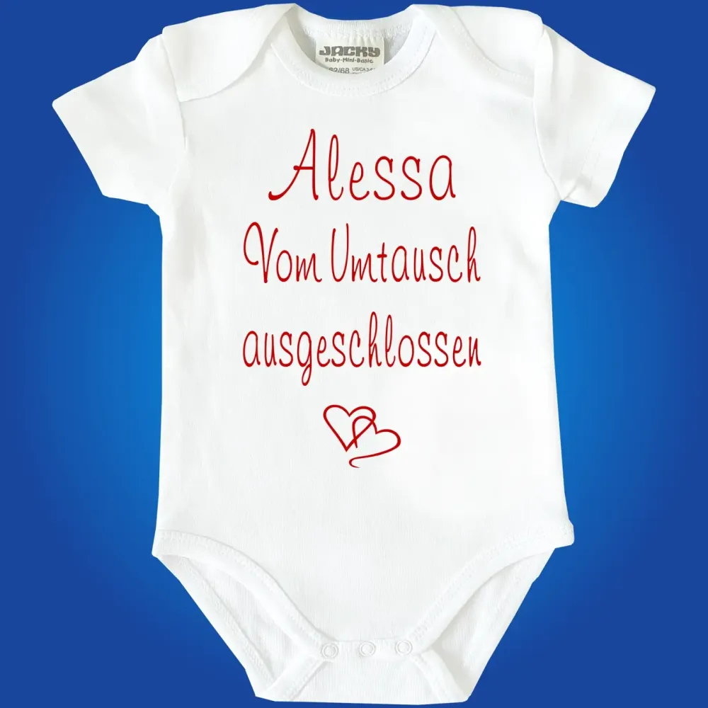 Baby‑Body personalisiert als Geschenk zur Geburt
