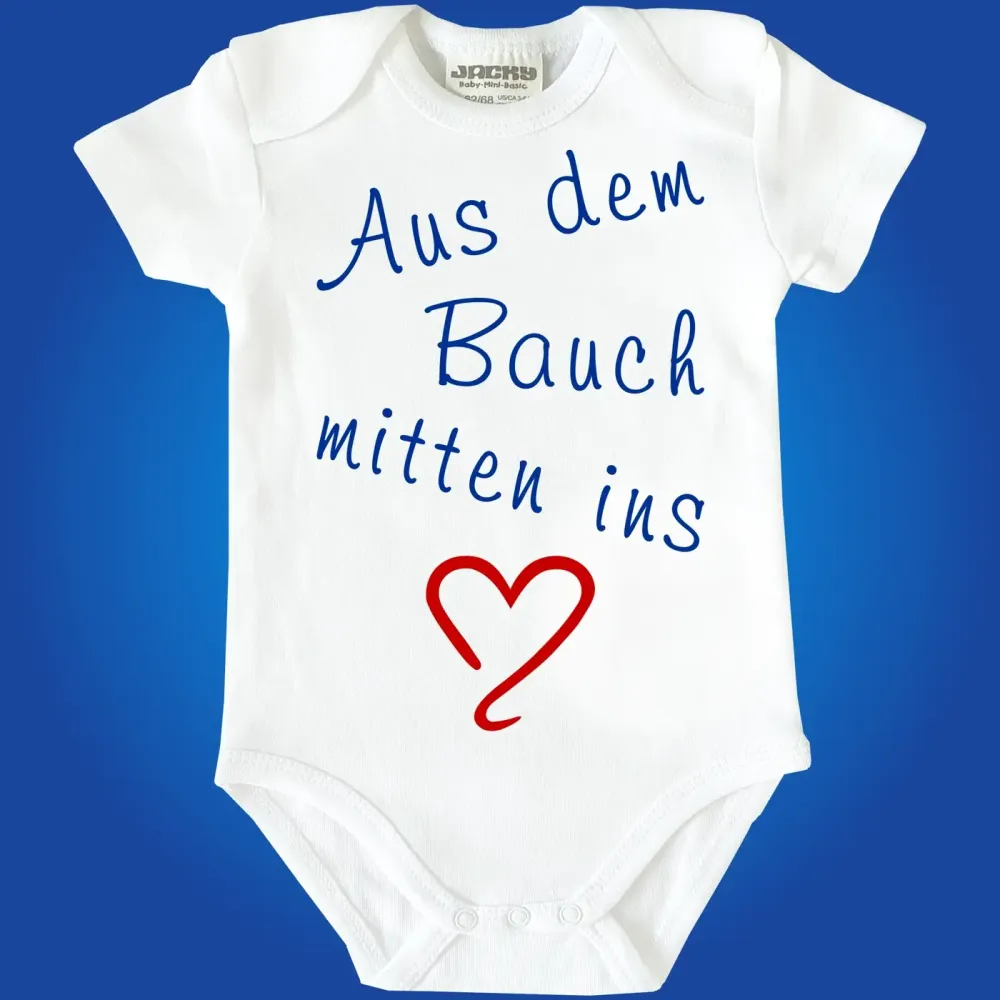 Preview: Baby-Body zur Geburt mit Herz