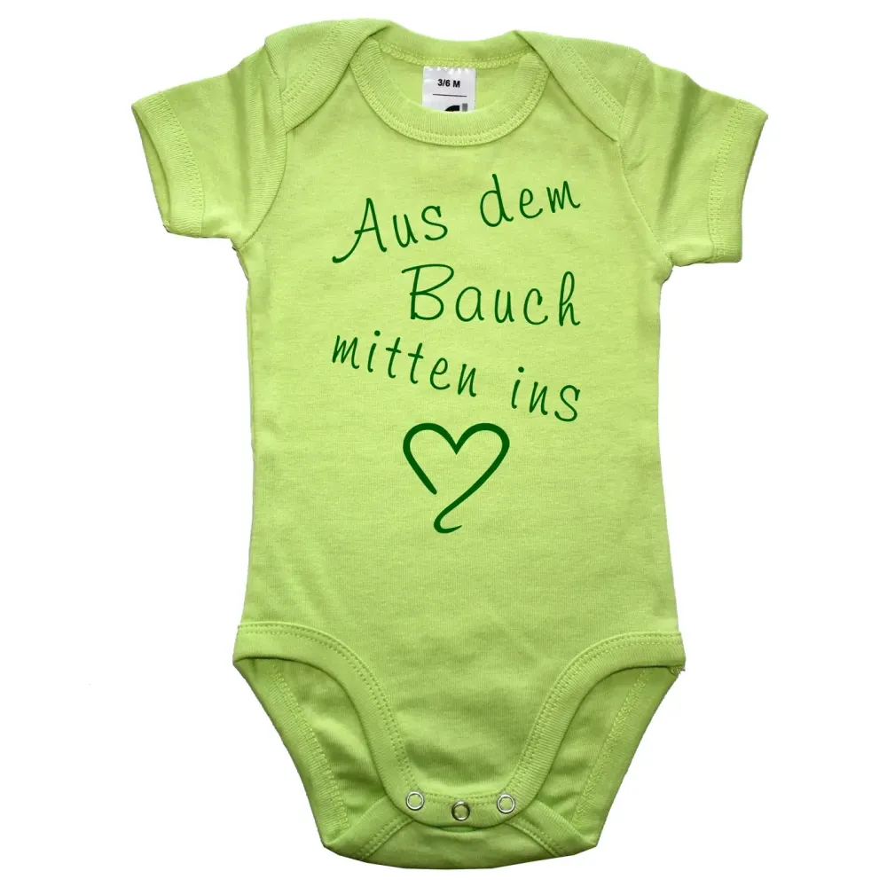 Babybody liebevoller Spruch für Neugeborene