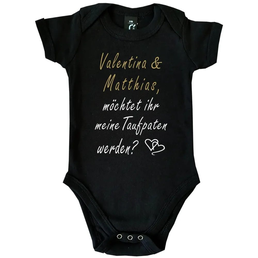 Babybody Namenspersonalisierung Patenfrage