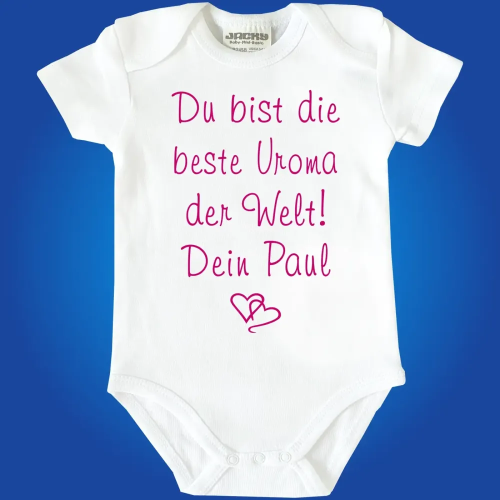 Preview: Baby‑Body „Du bist die beste Oma der Welt“