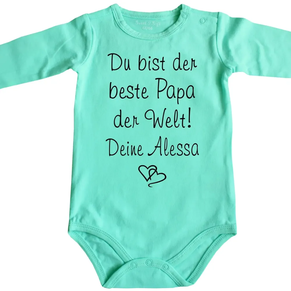 Babybody „Beste Mama der Welt“ in mehreren Farben