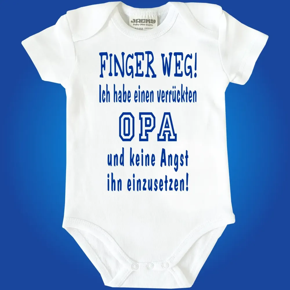 Preview: Babybody „Finger weg, ich habe eine verrückte Oma“