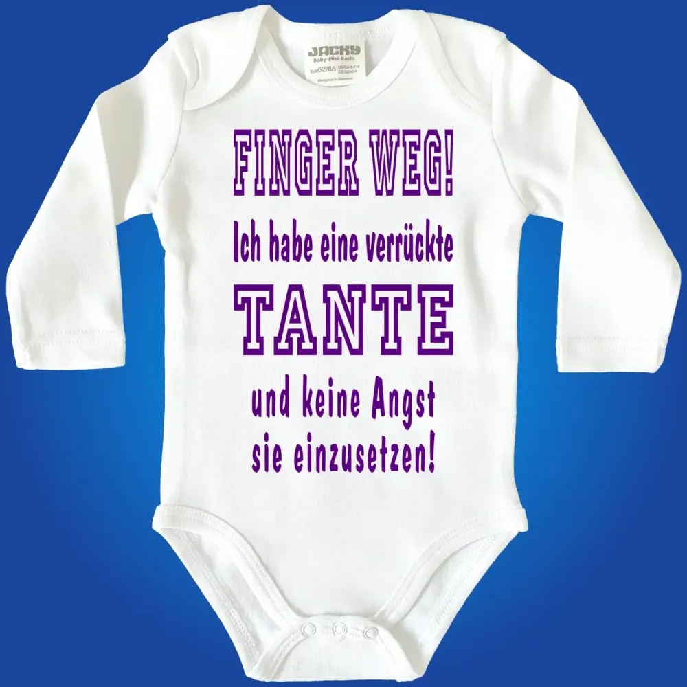 Preview: Baby Bodie mit coolem Spruch