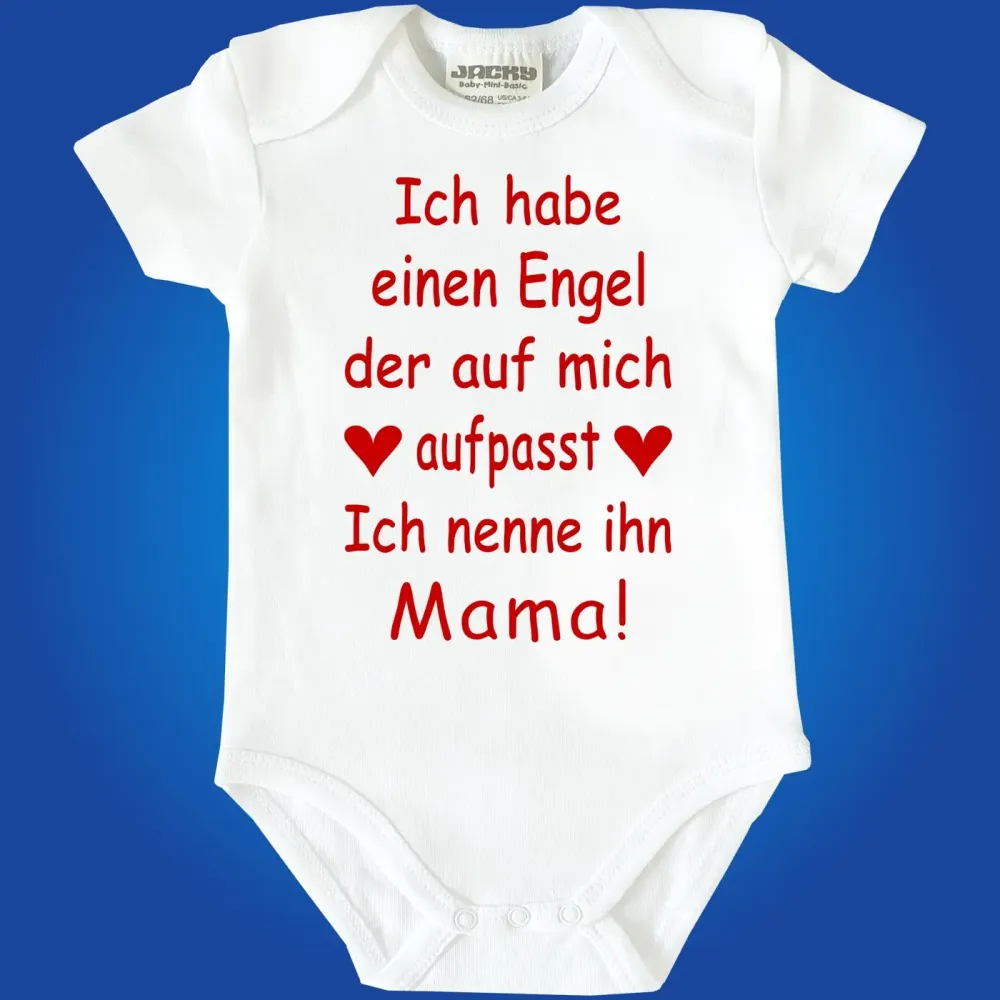 Babybody Engel Spruch Familie