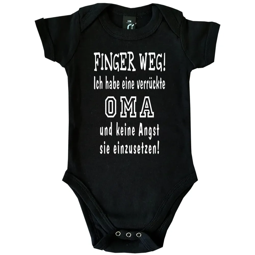 Preview: Babybody „Finger weg, ich habe eine verrückte Oma“