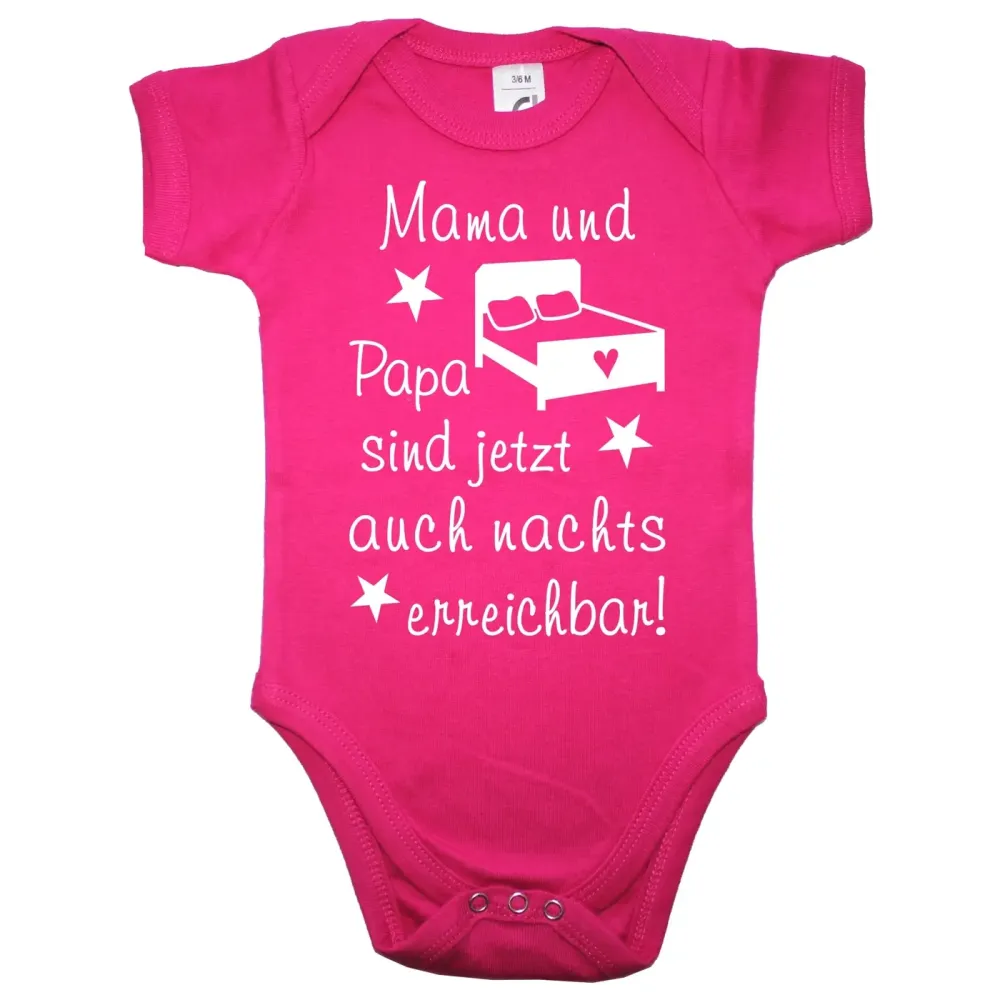 Baby‑Body mit lustigem Aufdruck für schlaflose Eltern