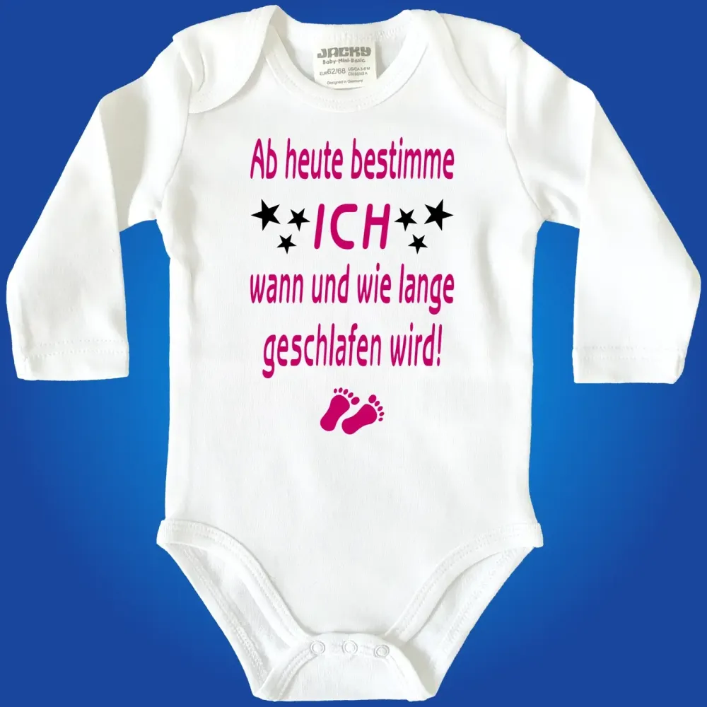 Preview: Baby-Body mit Spruch Schlaflosigkeit