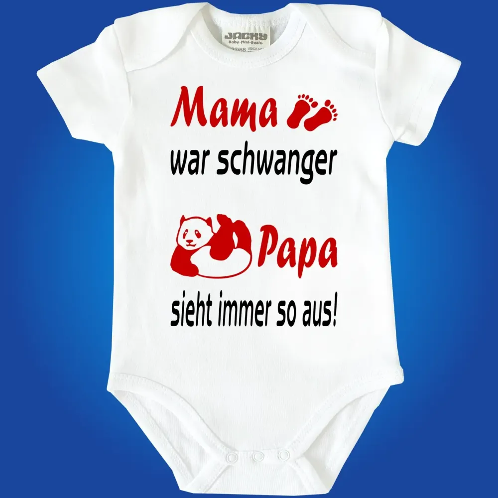 Niedlicher Baby Body mit Panda Motiv