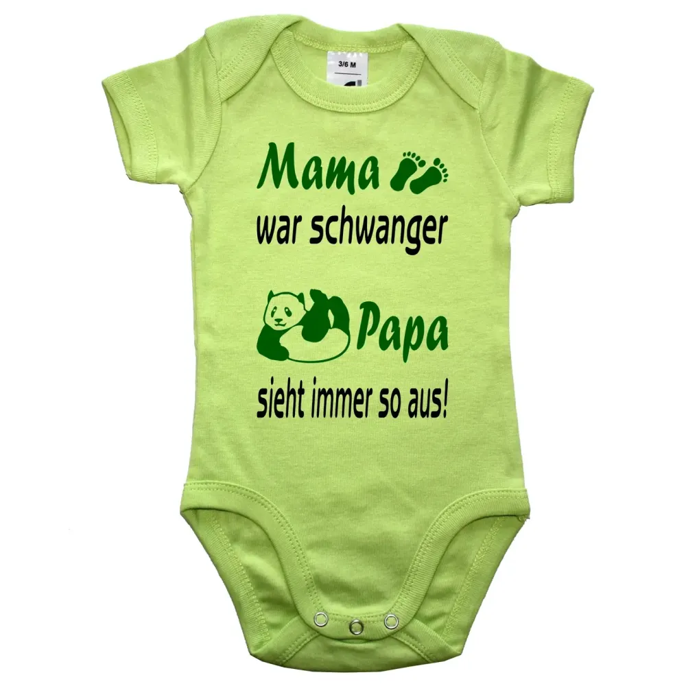 Baby Body Geschenkidee mit Panda