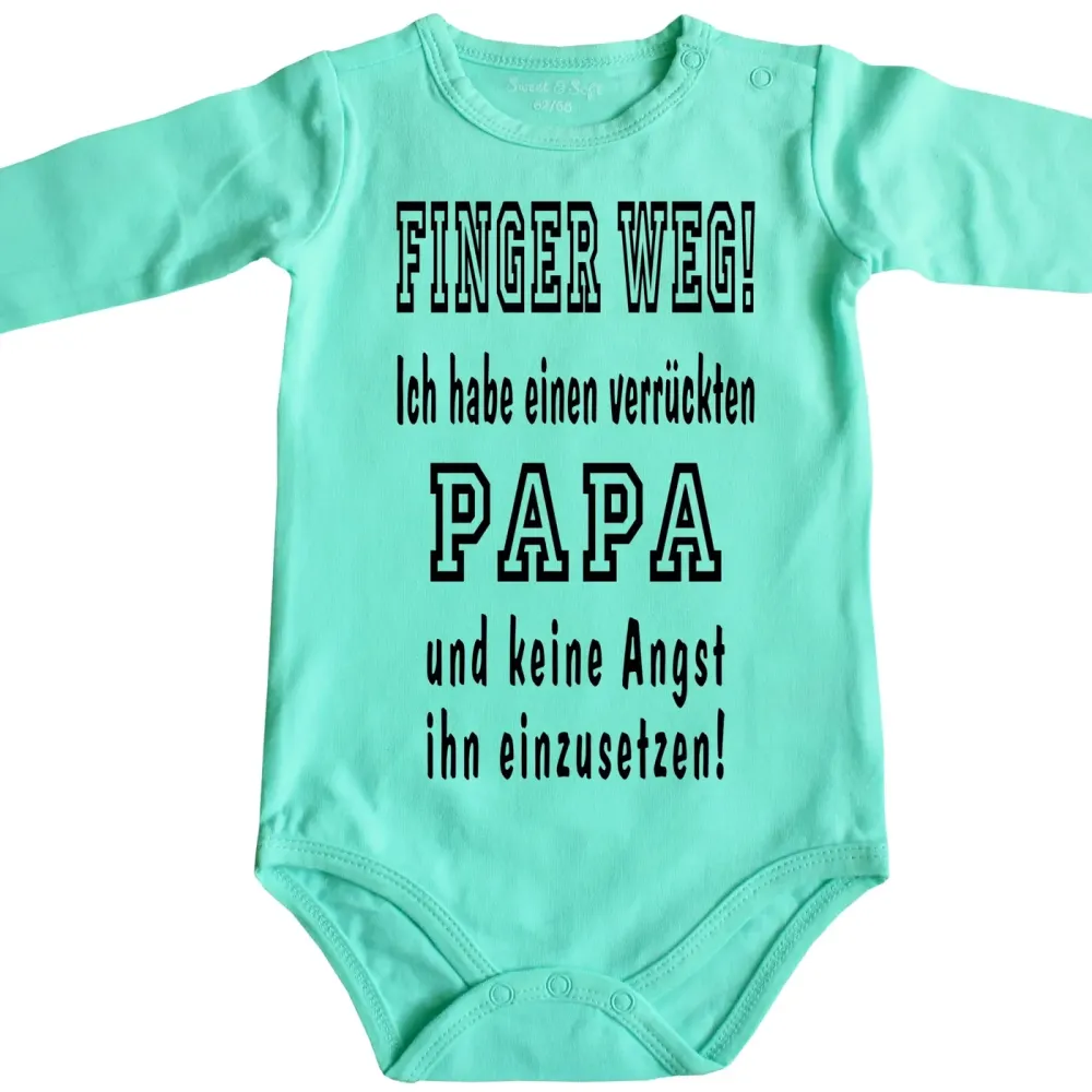 Baby Bodie mit lustigem Spruch