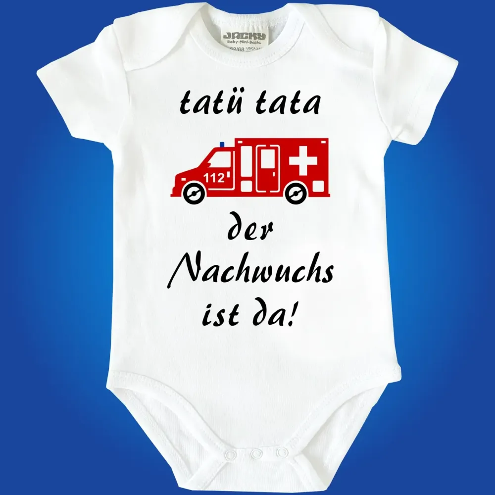 Preview: Babybody mit Rettungseinsatzfahrzeug für den Notarzt
