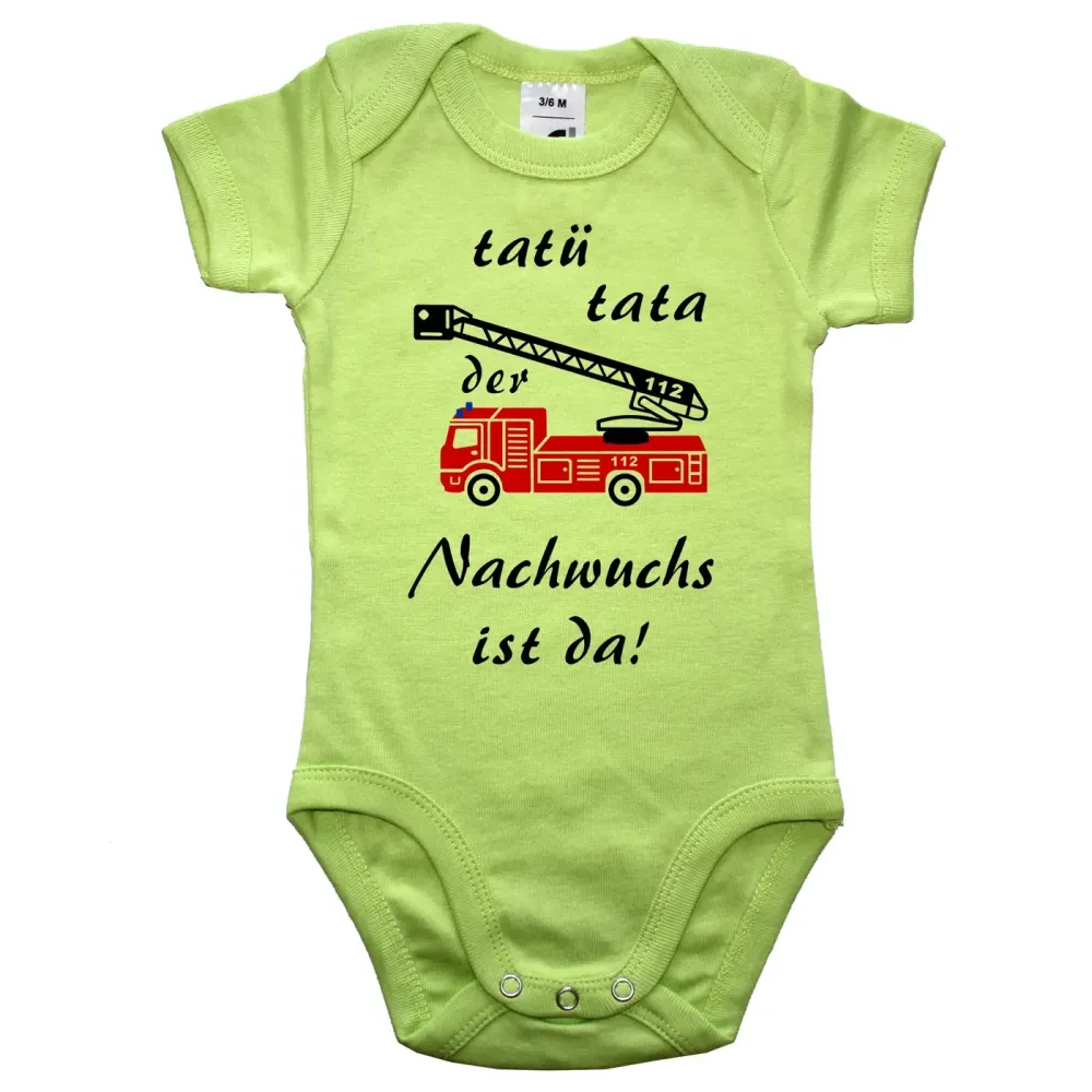 Babybody für Feuerwehr-Nachwuchs