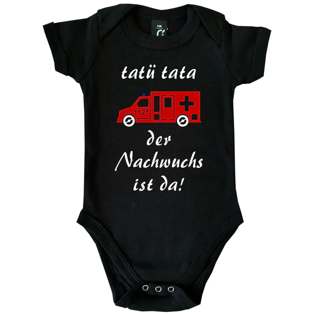 Preview: Baby-Body mit Rettungseinsatzfahrzeug für den Notarzt