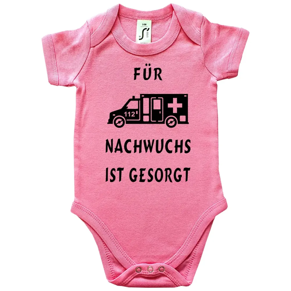 Preview: Babybody mit Notarztwagen für den Notarzt