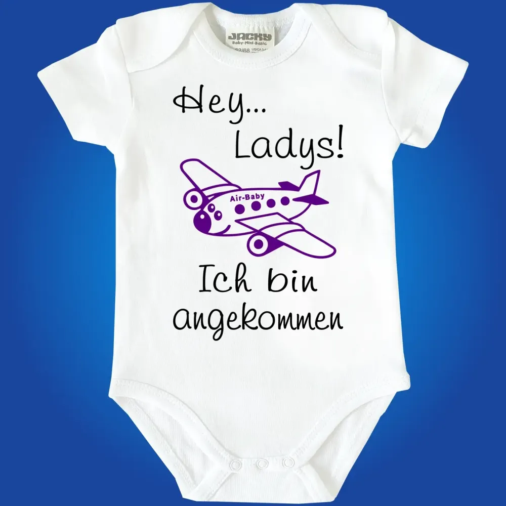 Baby‑Body mit lustigem Motiv für Neugeborene