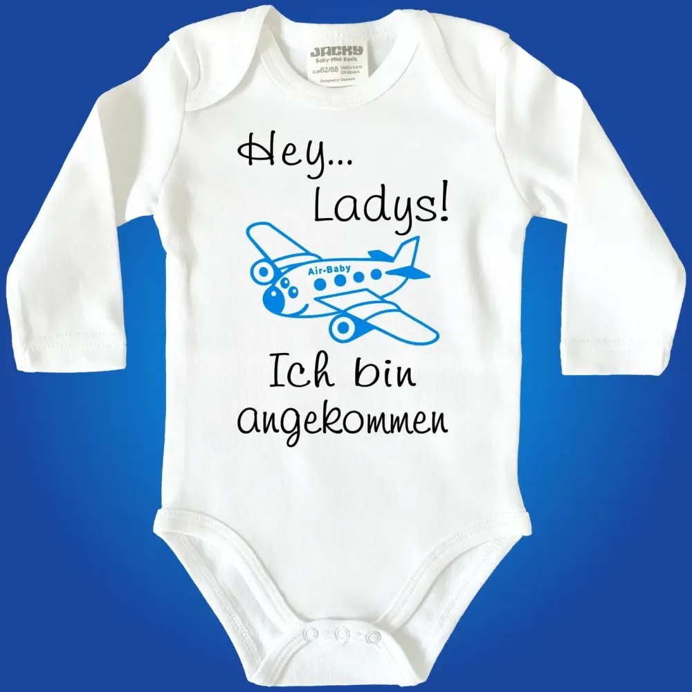 Baby‑Body mit süßem Flugzeug‑Motiv für Babys