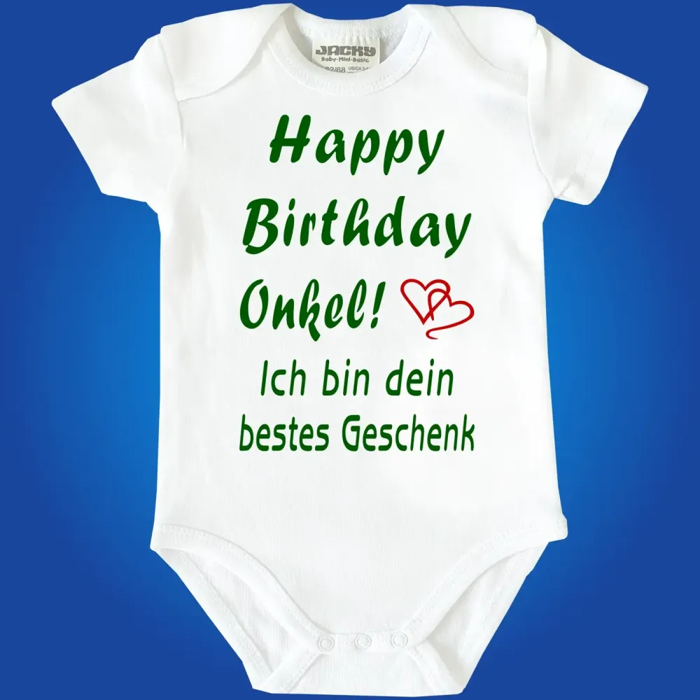 Baby‑Body Geburtstagsgruß für Mama