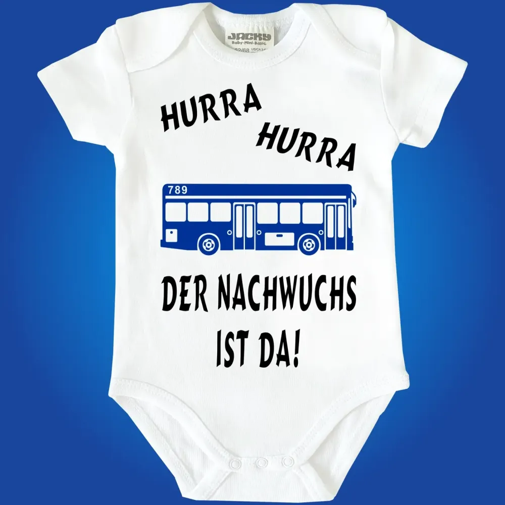 Babybody mit Bus