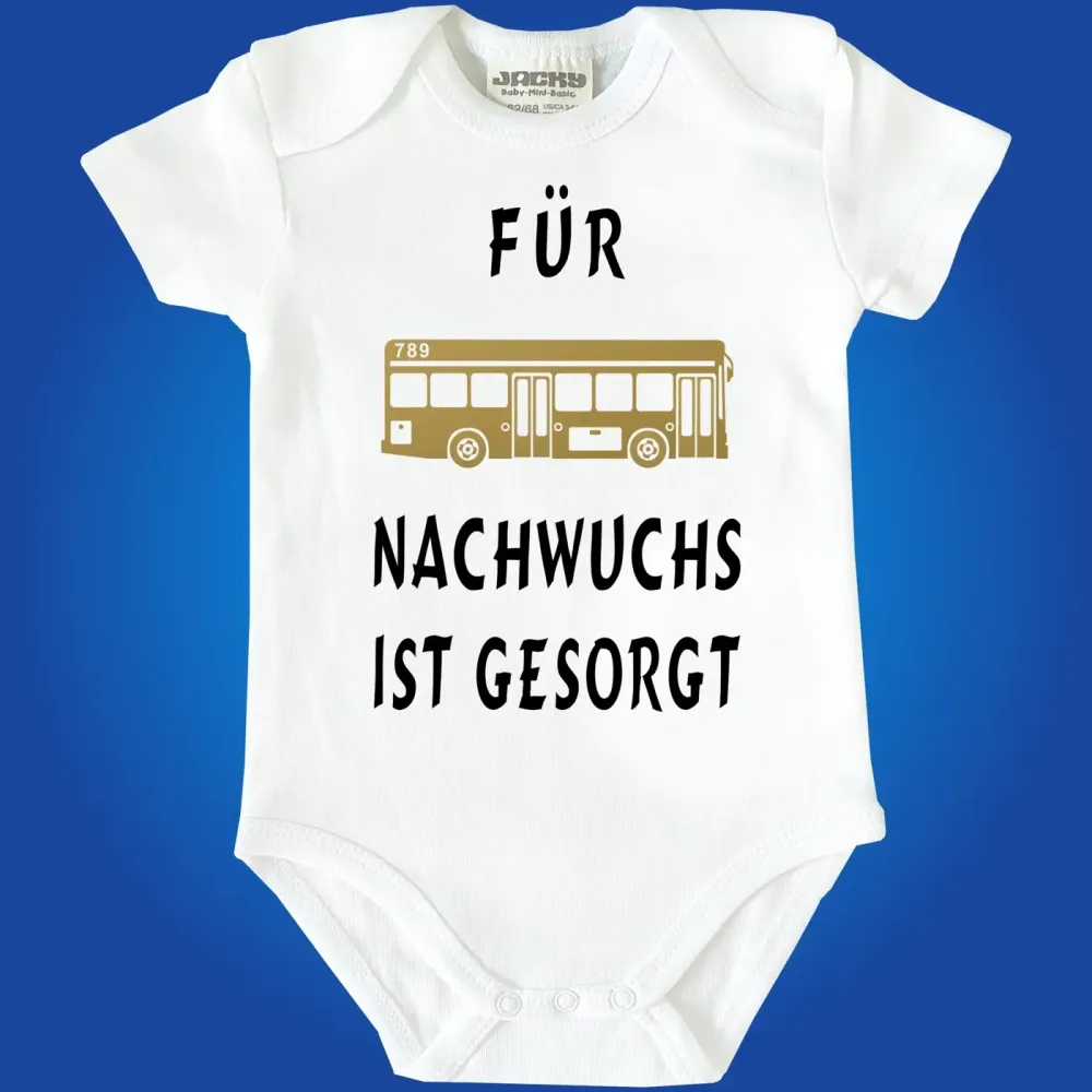 Baby‑Body mit süßem Busfahrer Nachwuchs Spruch