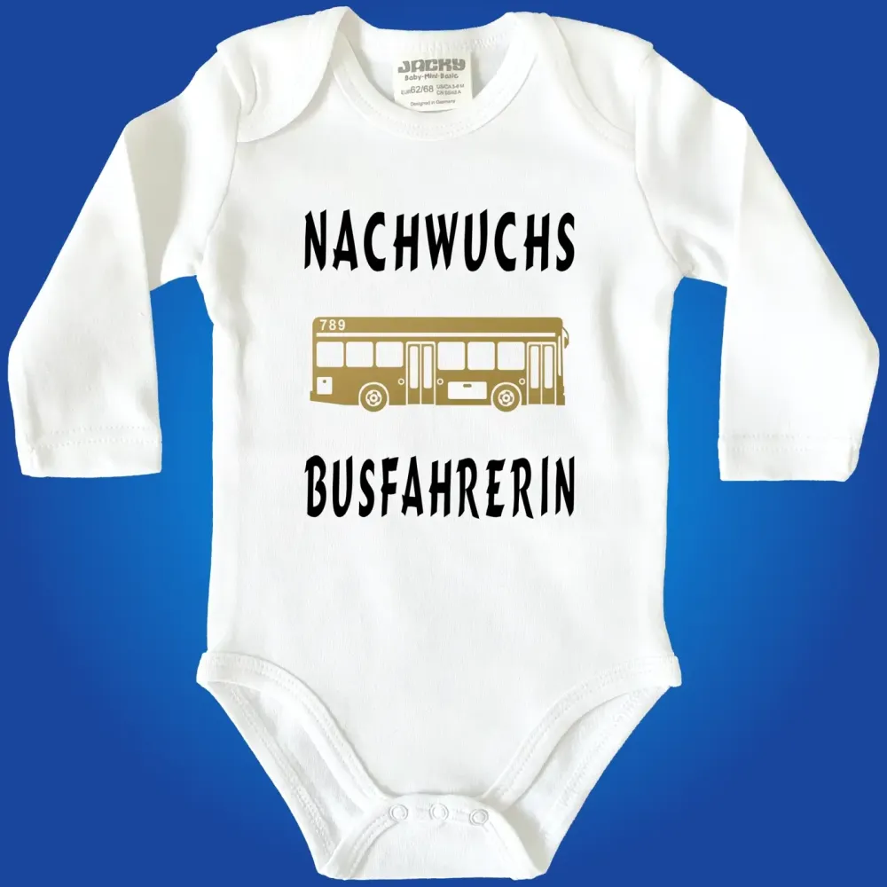 Babybody mit lustigem Bus‑Design für Babys