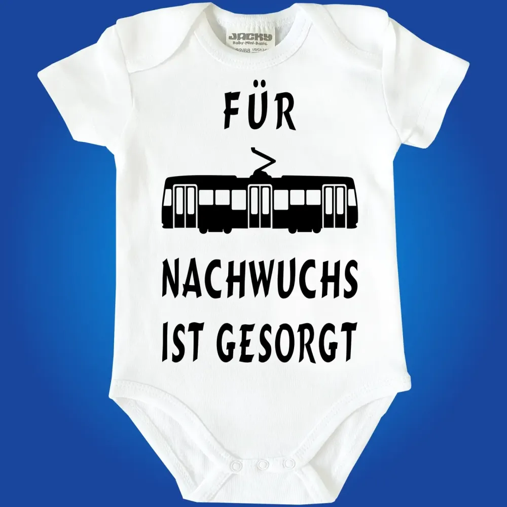 Preview: Babybody mit Strassenbahn Straßenbahn