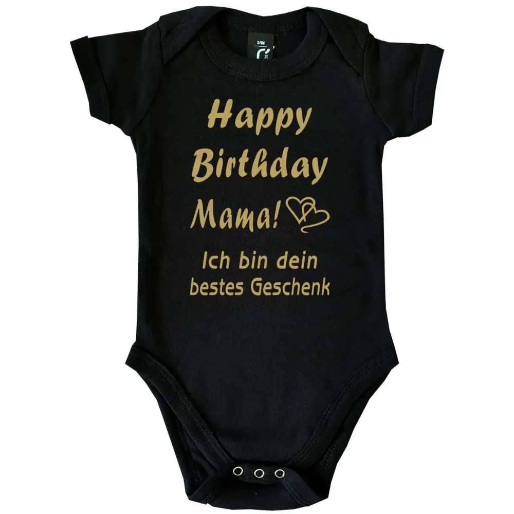 Babybody Geburtstagsbody Familie personalisiert
