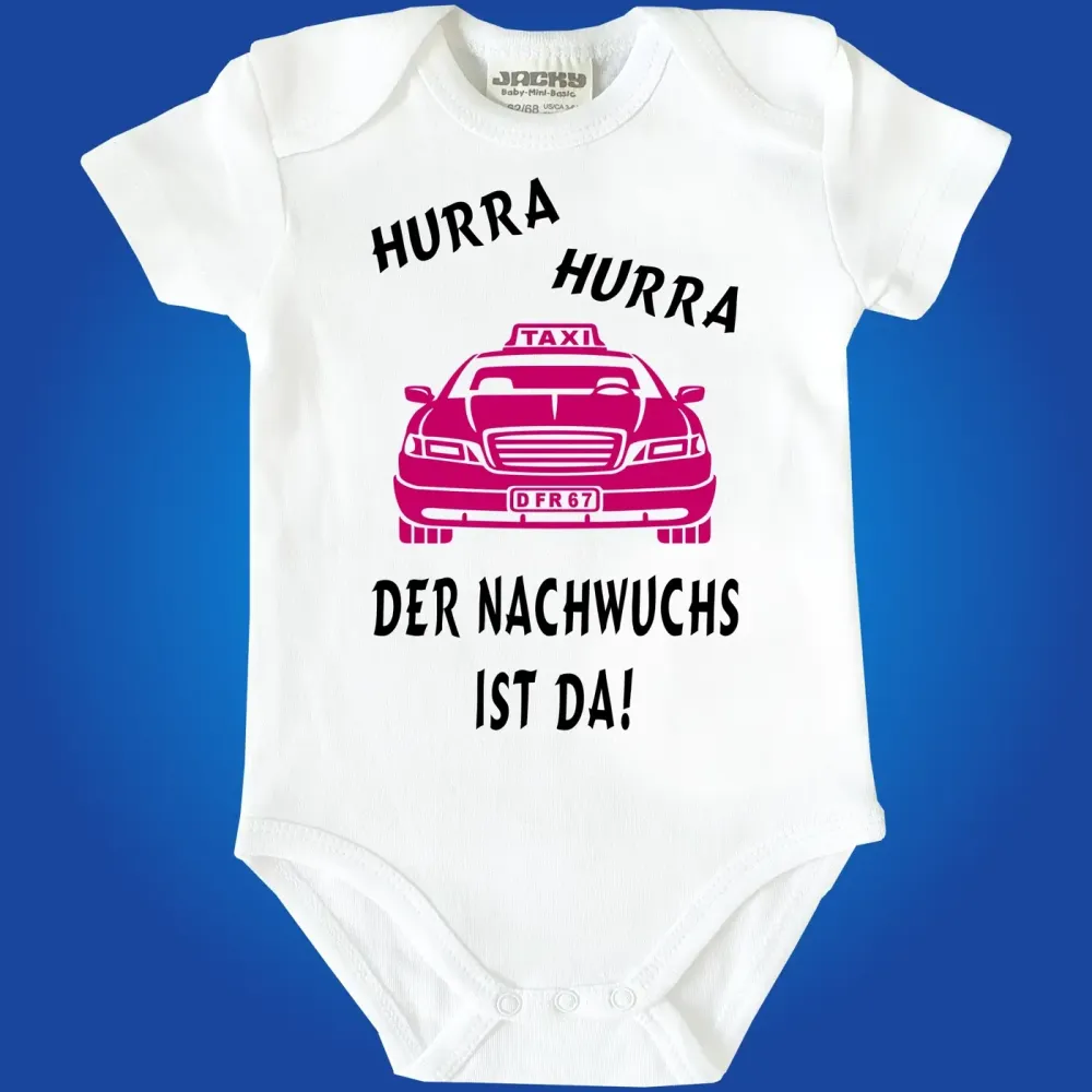 Babybody mit Taxi-Motiv für Jungen und Mädchen