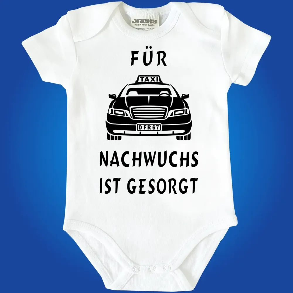 Baby‑Body für zukünftige Taxifahrer