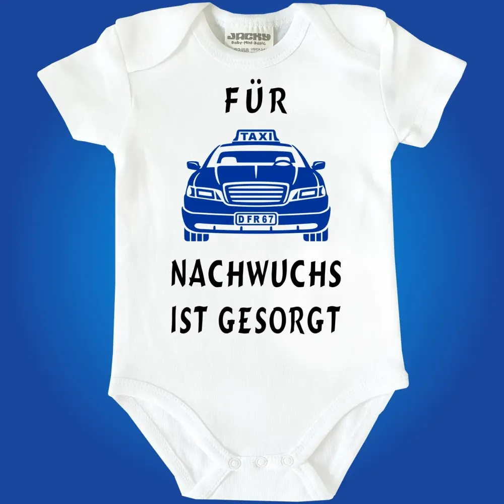 Witziger Babybody mit Taxi‑Aufdruck