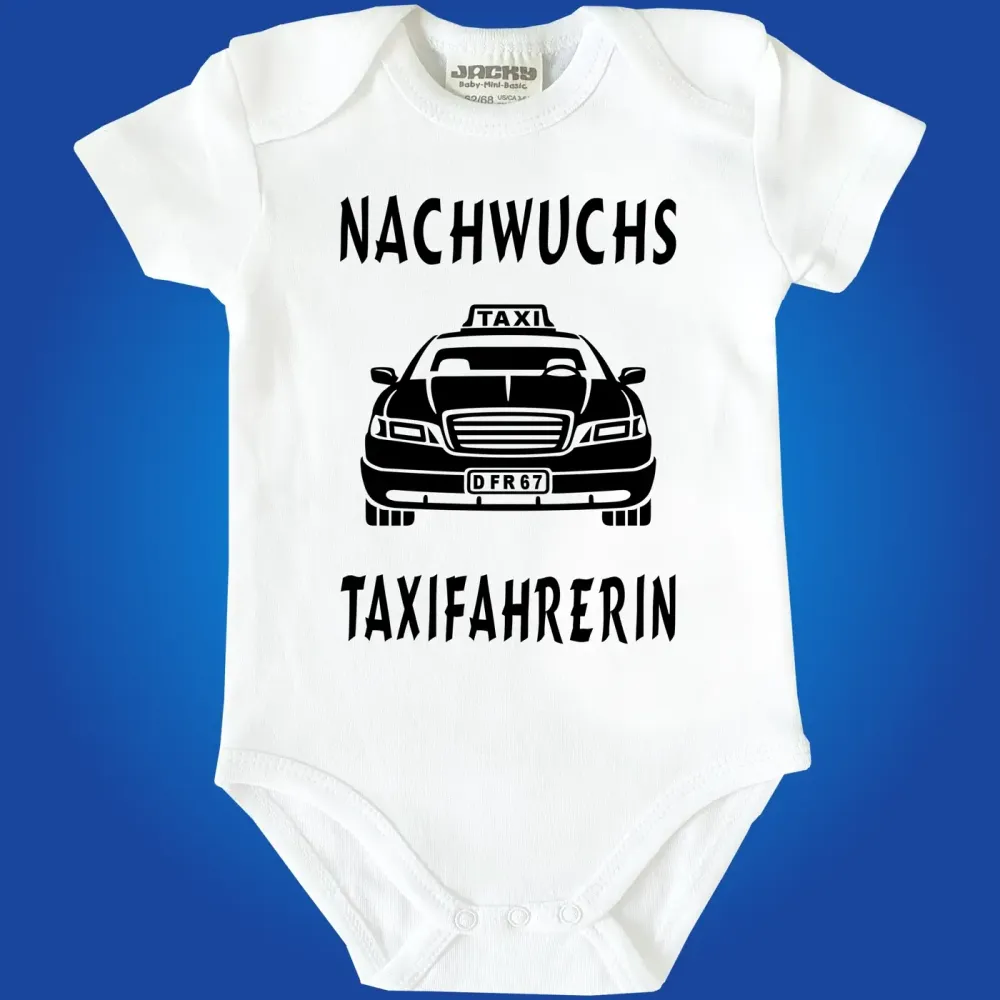 Babybody mit Berufsmotiv für Taxifahrer