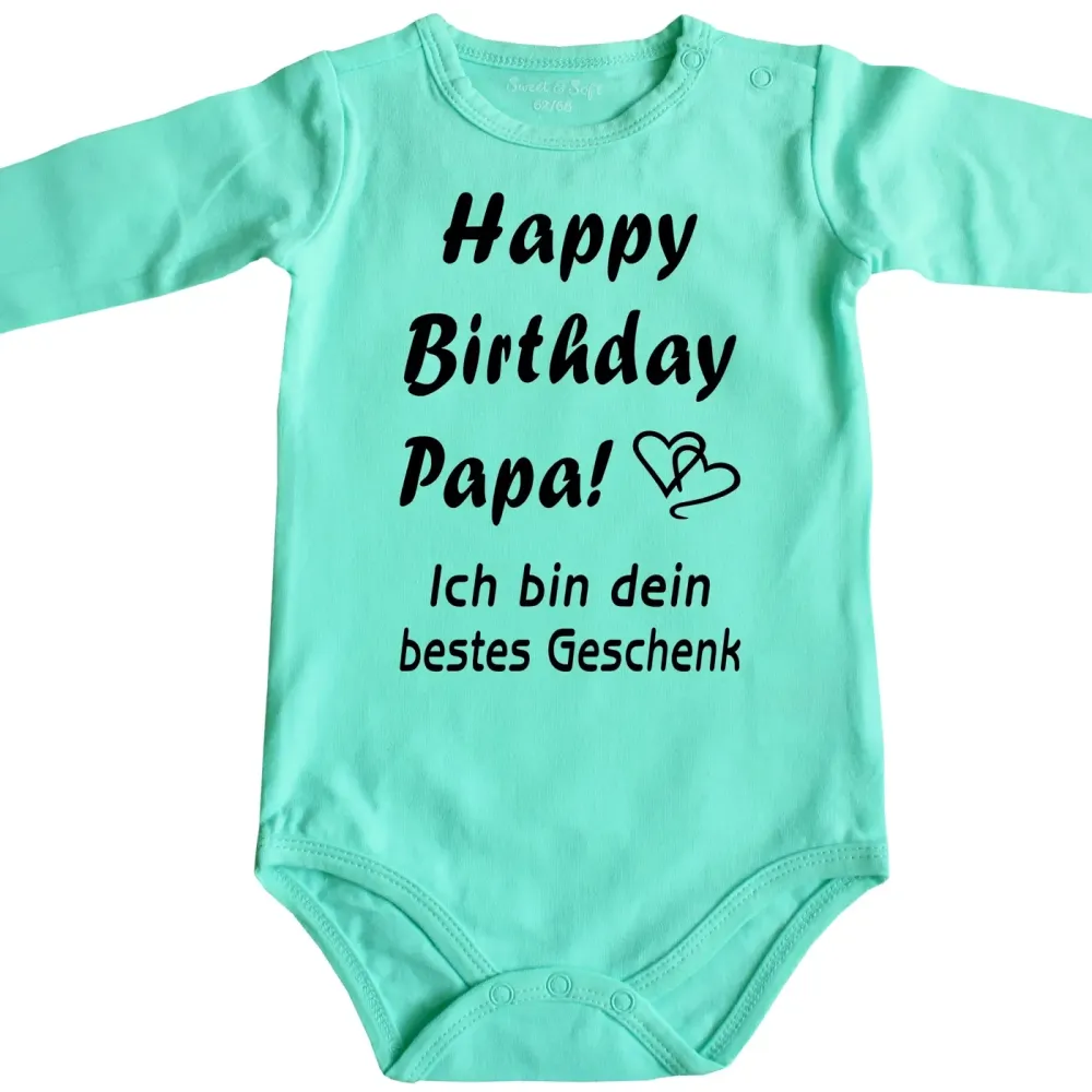 Babybody Geburtstagsgruß Baby