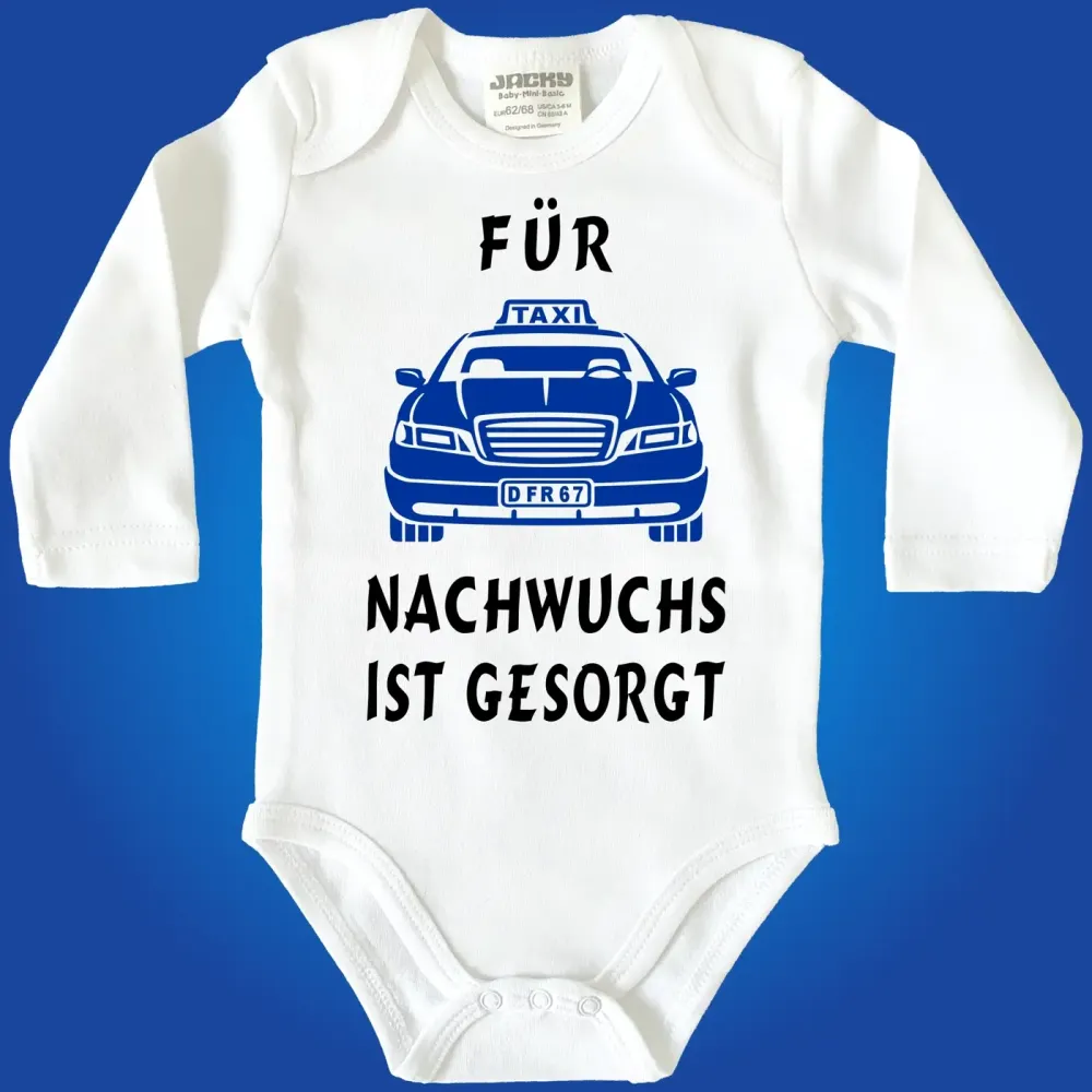 Witziger Babybody mit Taxi‑Aufdruck